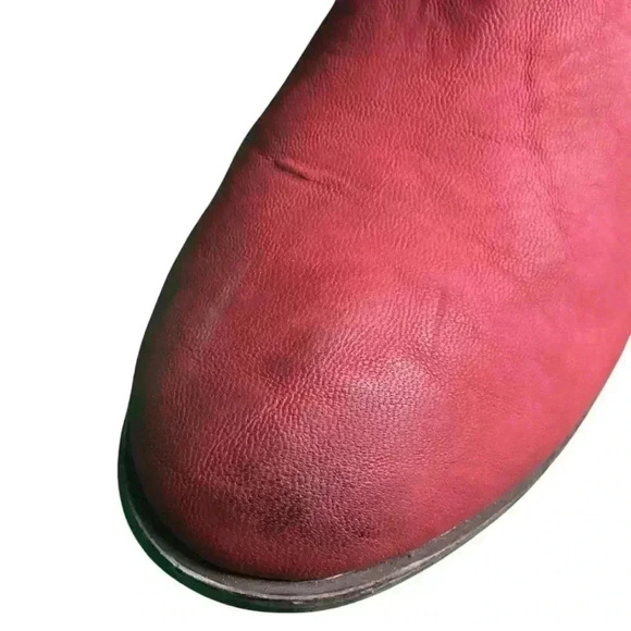 Bucco Women's Red and Brown Boots - Size 8 - Picture 5 of 15